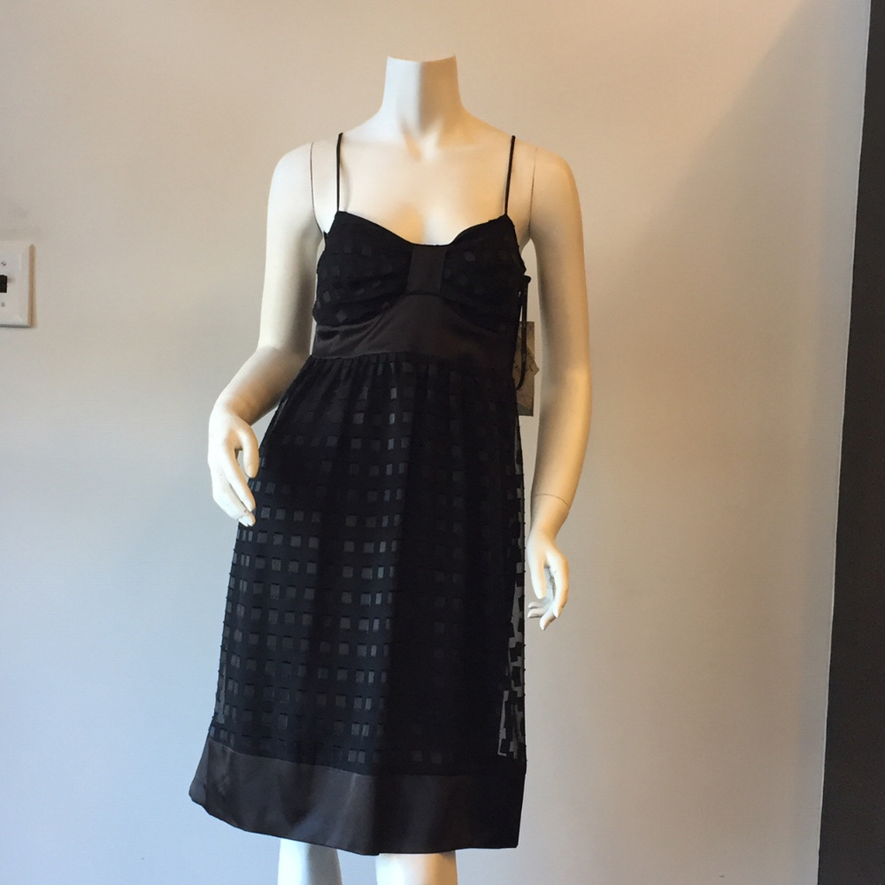 NWT   Kitty Satin Trim Dress